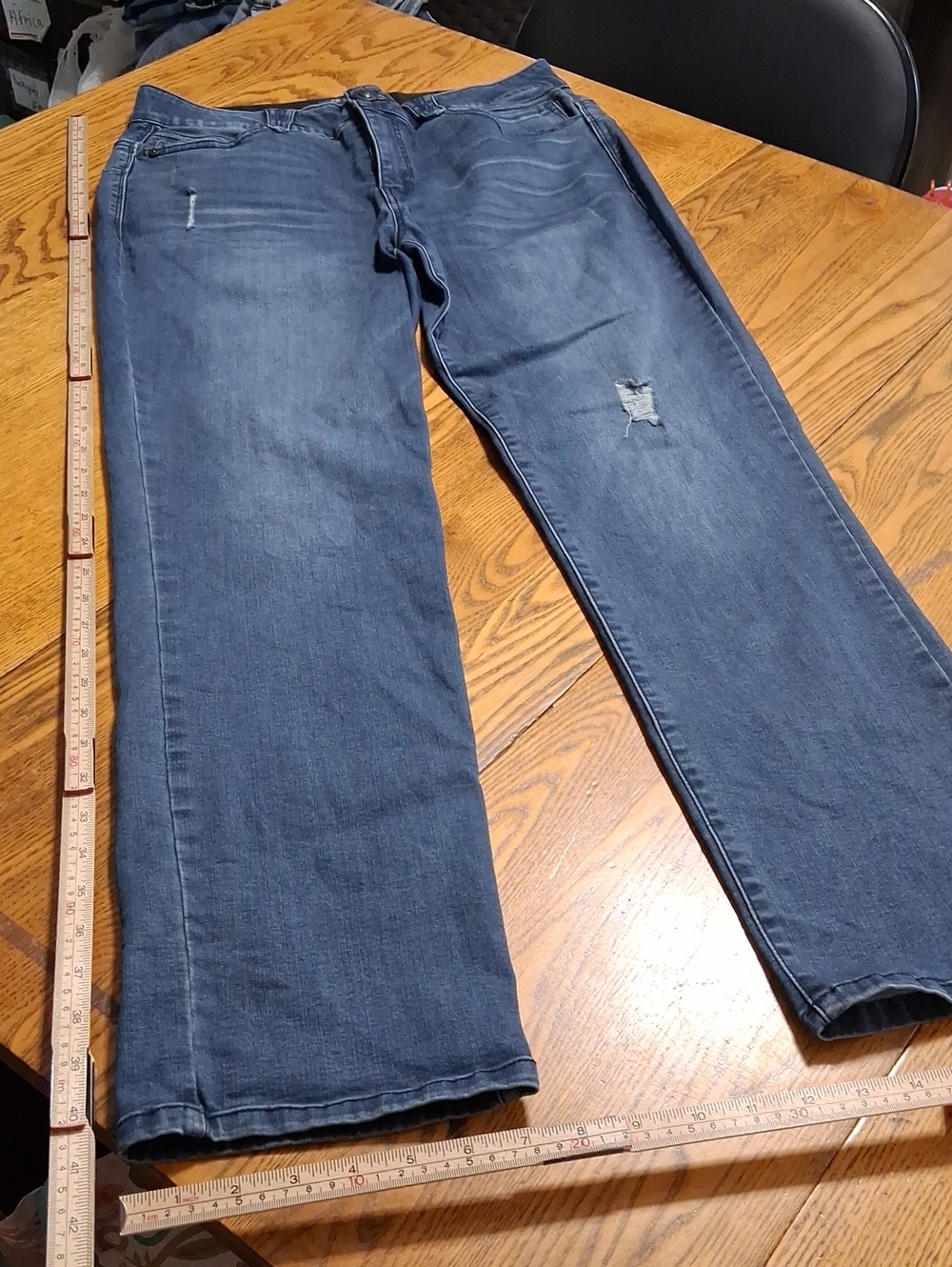 DEMOCRACY Jeans Womens 12 BLUE Preowned Denim AB SOLUTION Used Pants